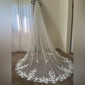 Ivory Cathedral Length Veil